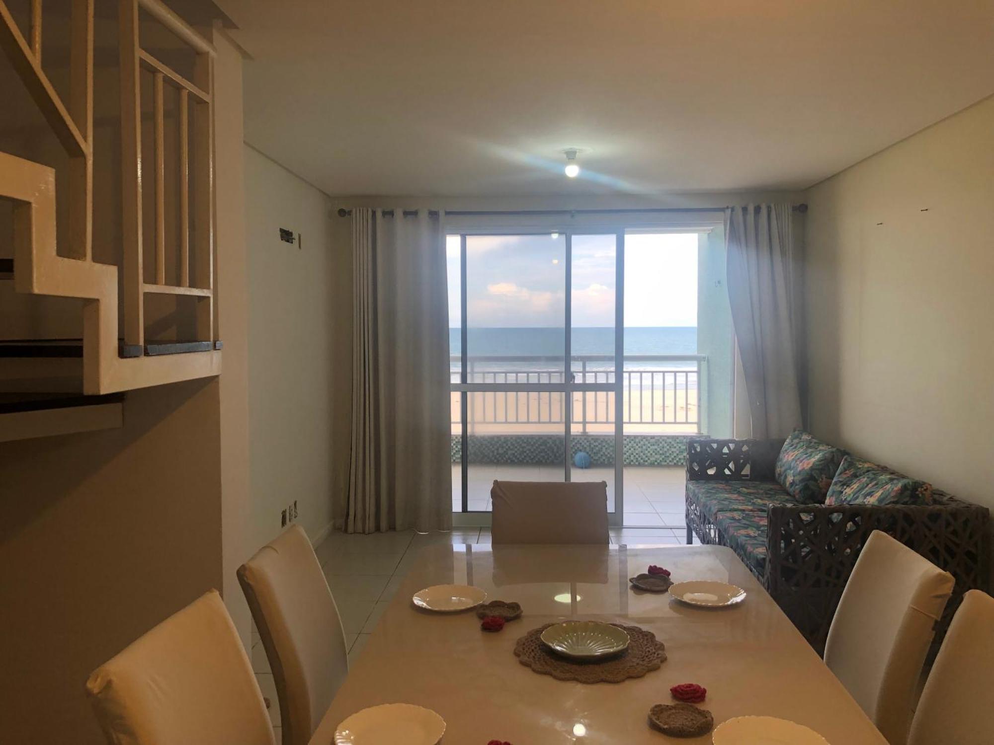 Apartamento Vista Total Do Mar Uma Cobertura A 400M Do Beach Park No Porto Das Dunas Aquiraz Condominio Terramaris Piscina Ampla Parque Infantil Sauna Estacionamento Privado Exterior foto